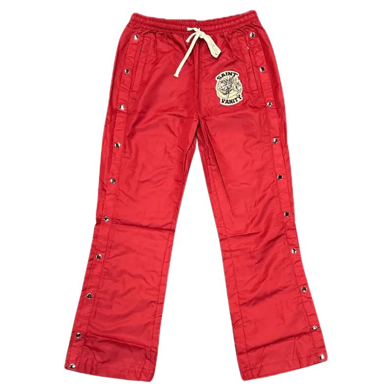Burgundy Saint Vanity Nylon Track Pants Burgundy Saint Vanity Nylon Track Pants