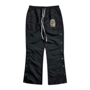 Saint Vanity Black Nylon Track Pants