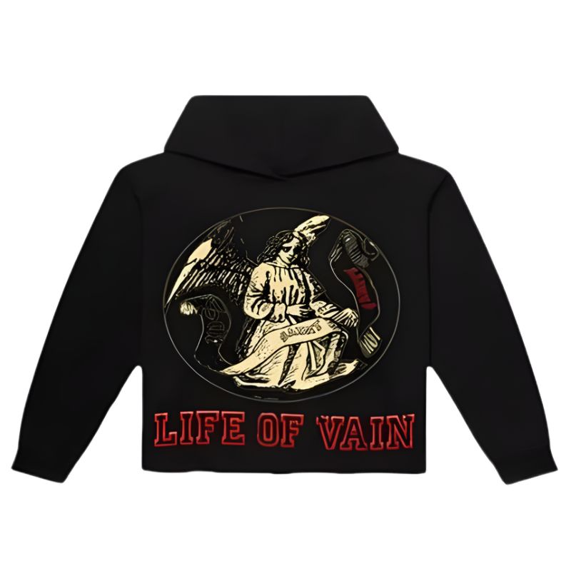 Saint Vanity Black Vain Life Streetwear Hoodie Saint Vanity Black Vain Life Streetwear Hoodie