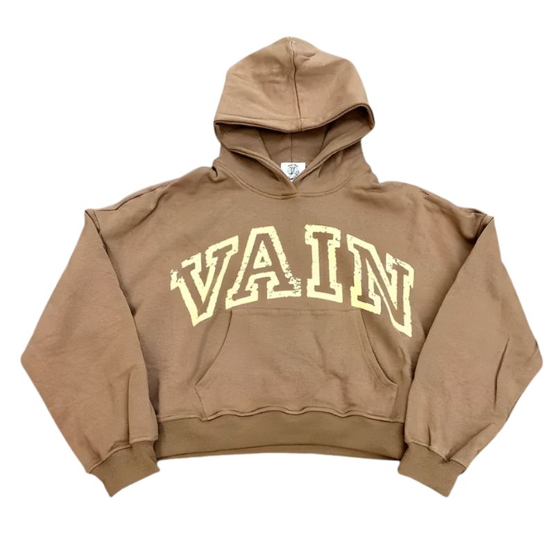 Saint Vanity Brown Vain Life Hoodie Classic Fit Saint Vanity Brown Vain Life Hoodie Classic Fit