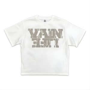 Saint Vanity Vain Life White Graphic Tee
