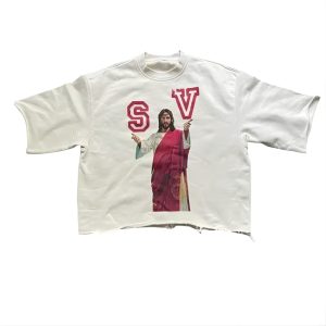 Saint Vanity White Logo Tee