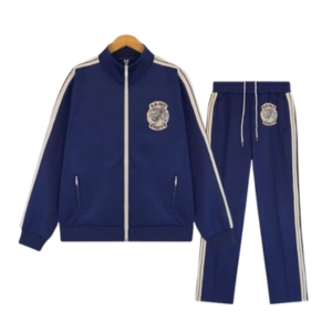 Saint Vanity Full Zip Stripe Track Set Blue