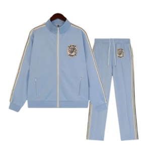 Saint Vanity Full Zip Stripe Track Set Sky Blue