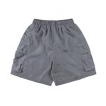 Saint Vanity Grey Nylon Shorts