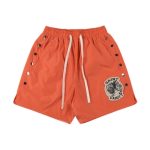 Saint Vanity Orange Nylon Shorts