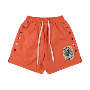 Saint Vanity Orange Nylon Shorts