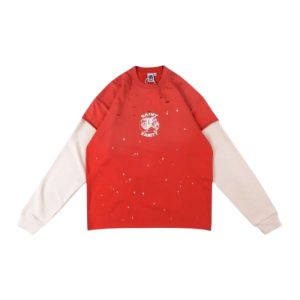 Cutoff Layered Thermal LS Tee Red