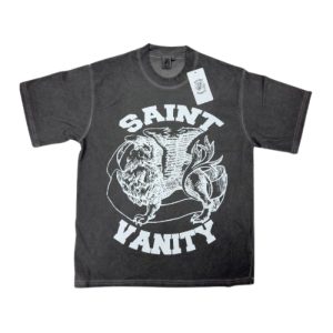 Grey Saint Vanity Griffin Print T-Shirt