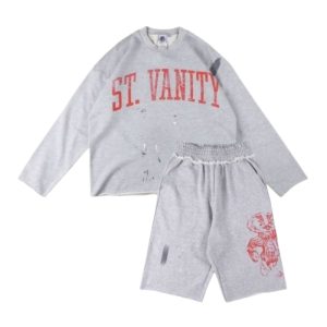 Saint Vanity Badgers Distressed Sweat Set