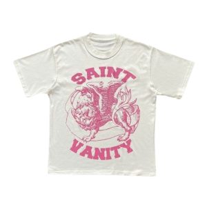 Saint Vanity Pink Logo Tee